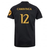 Fotbalové Dres Real Madrid Eduardo Camavinga #12 Alternativní 2023-24 Krátký Rukáv